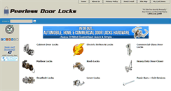 Desktop Screenshot of peerlessdoorlocks.com